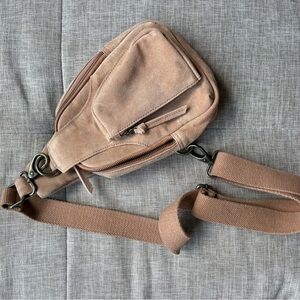 Free People Hudson Suede Sling Bag
